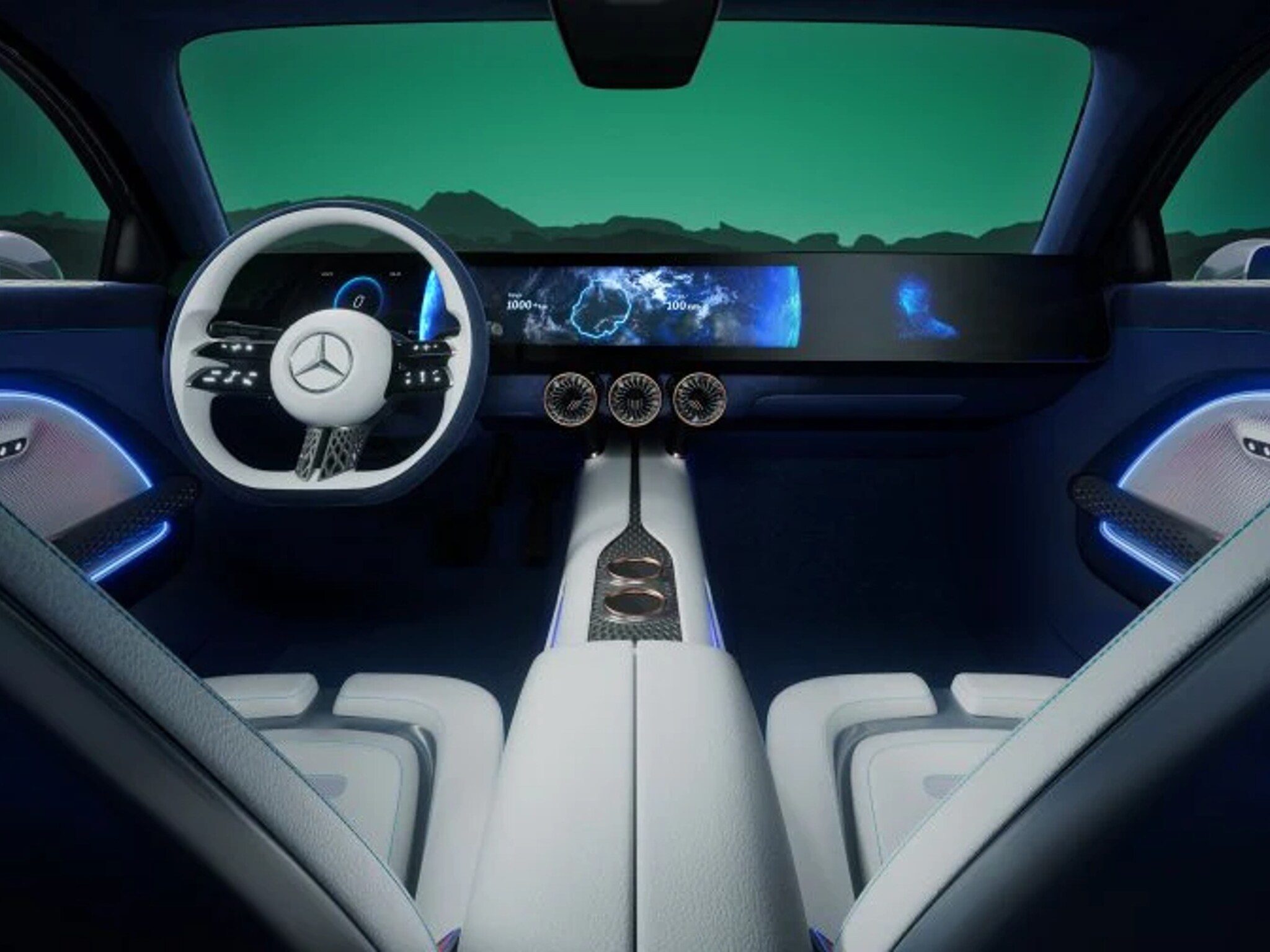 EQXX: het interieur. Tussen luxe en natuur.