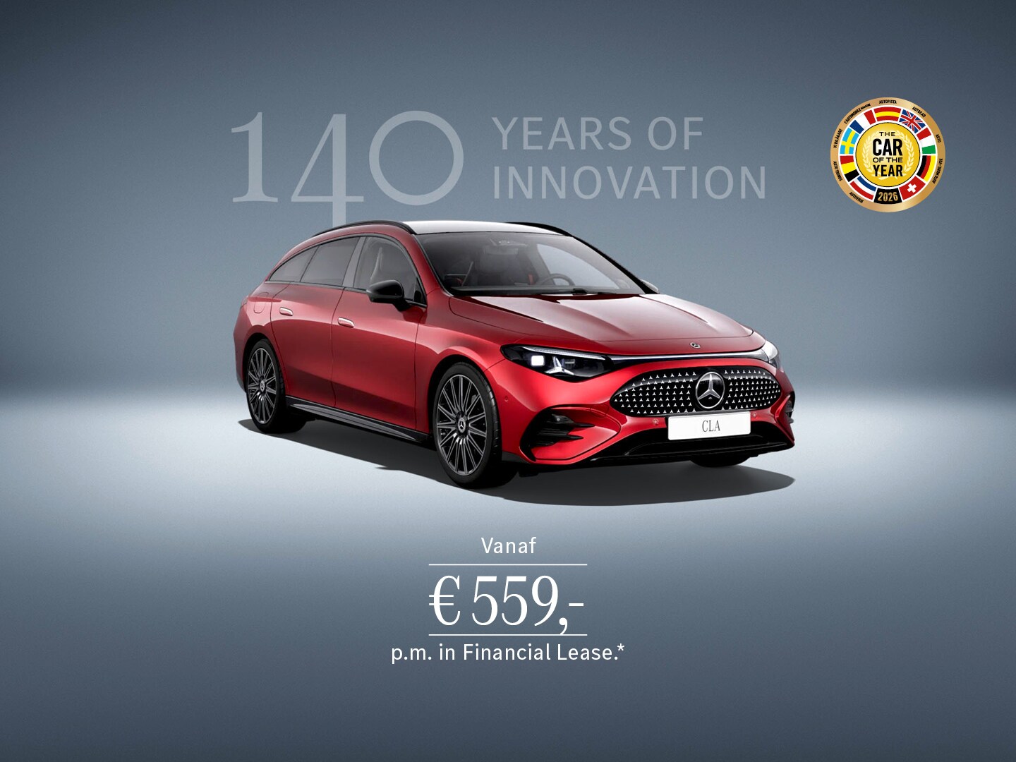 De elektrische CLA Shooting Brake