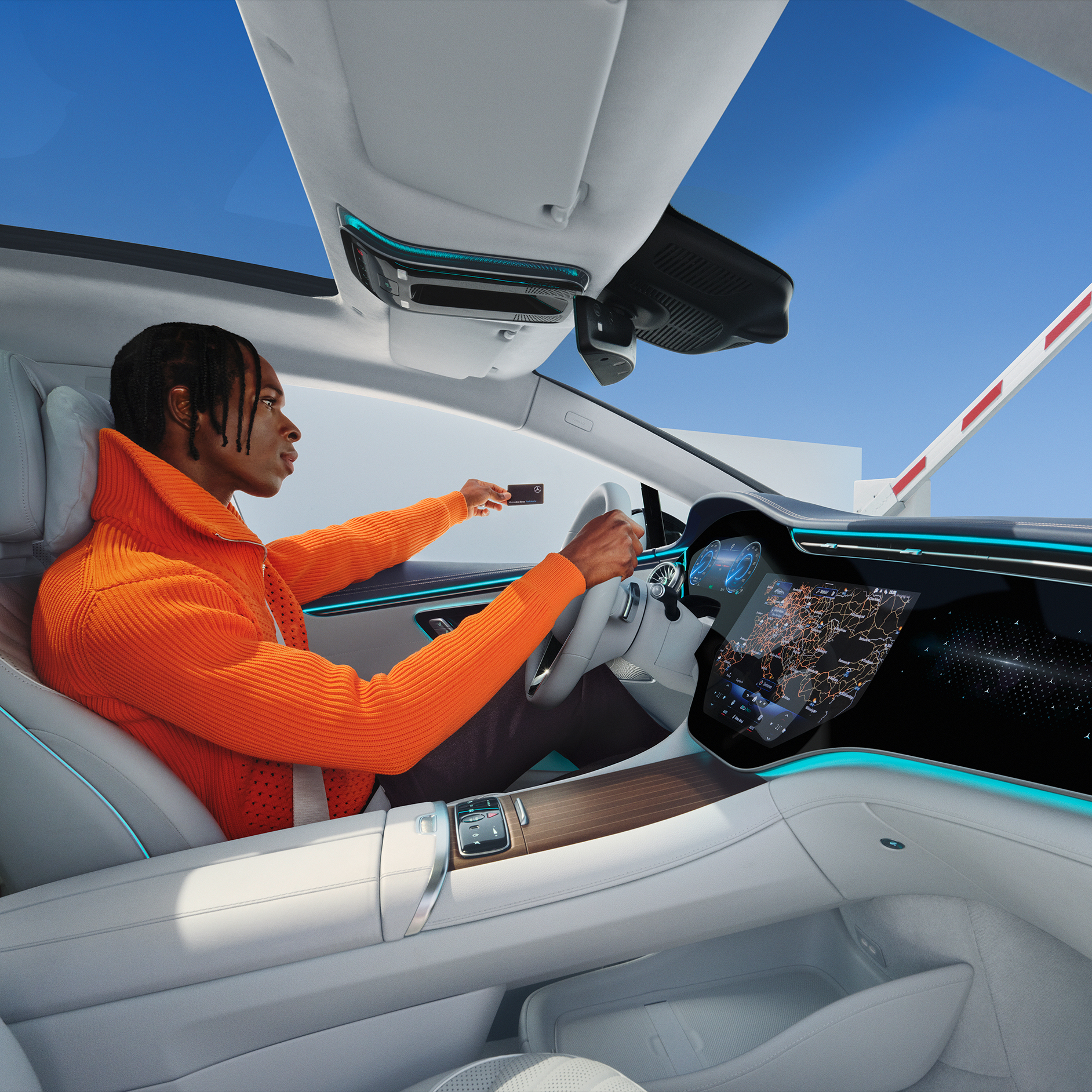 Parking for App | Standaarduitrusting | Mercedes-Benz Parking for App als onderdeel van de standaarduitrusting van de Digitale extra's van Mercedes-Benz.