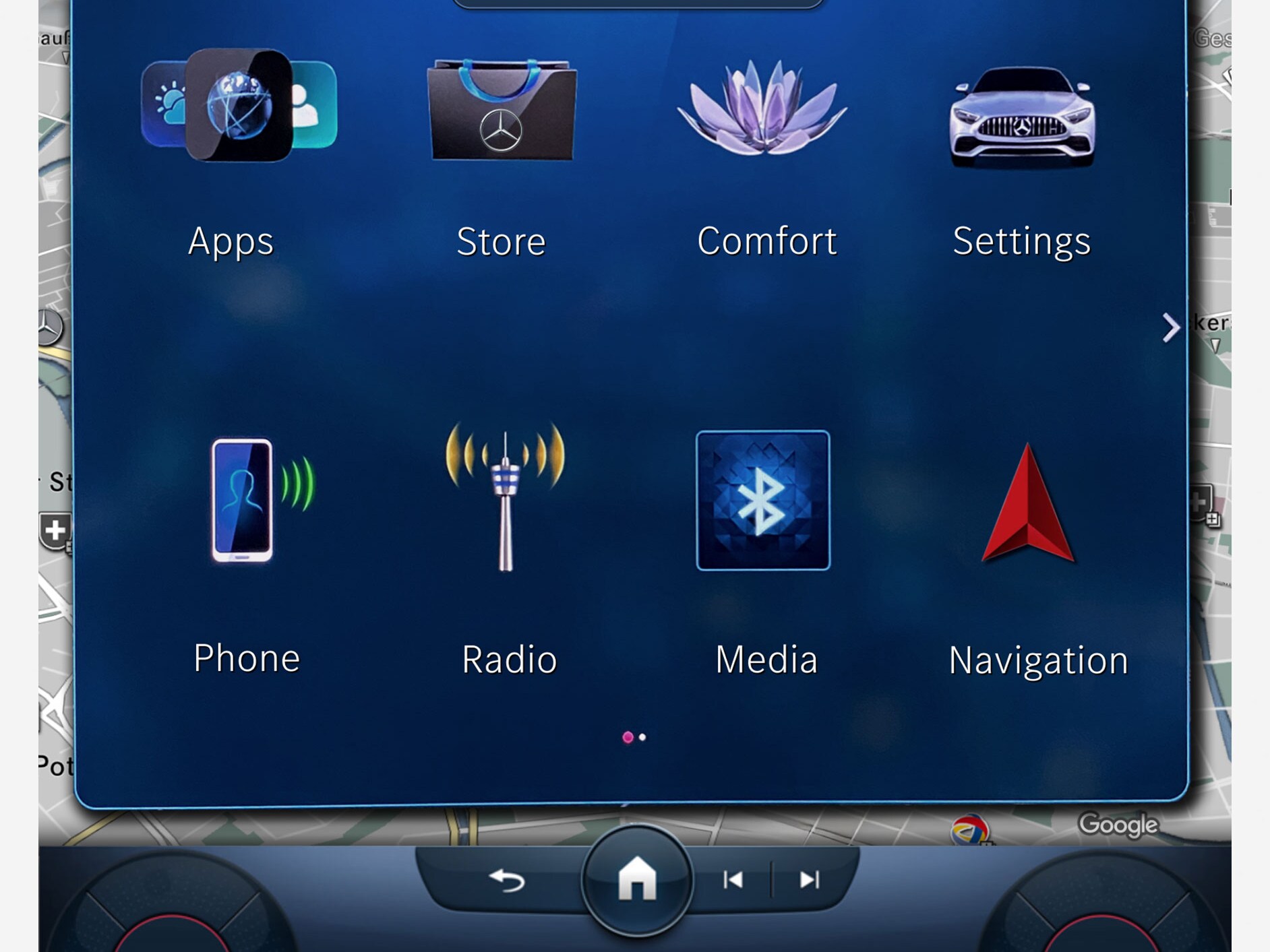 Uw creditcard toevoegen aan uw Mercedes-Benz om met een vingerafdruk te betalen.