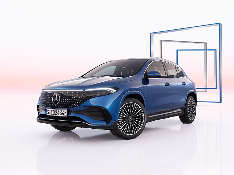 Aanbod elektrische modellen van Mercedes-Benz.