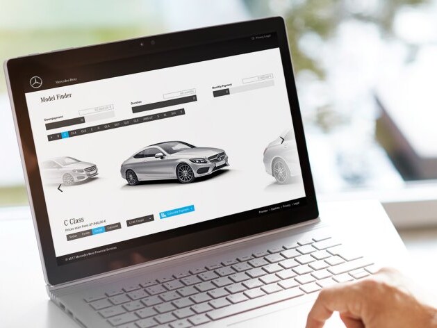 Mercedes-Benz online aanbod.