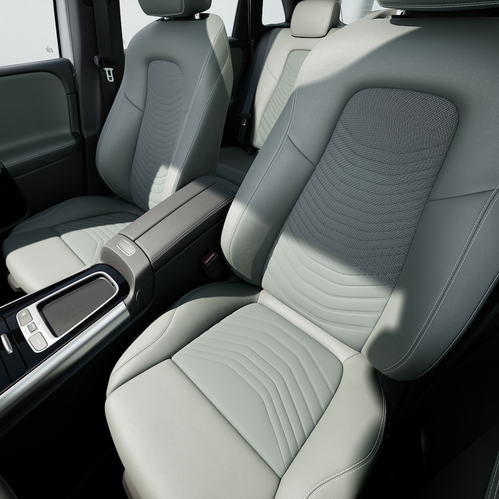 Grondstofbesparende materialen in de Mercedes-Benz B-Klasse.