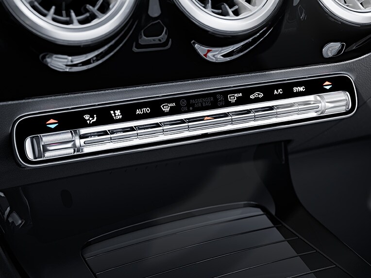 Automatische airconditioning THERMOTRONIC in de A-Klasse.