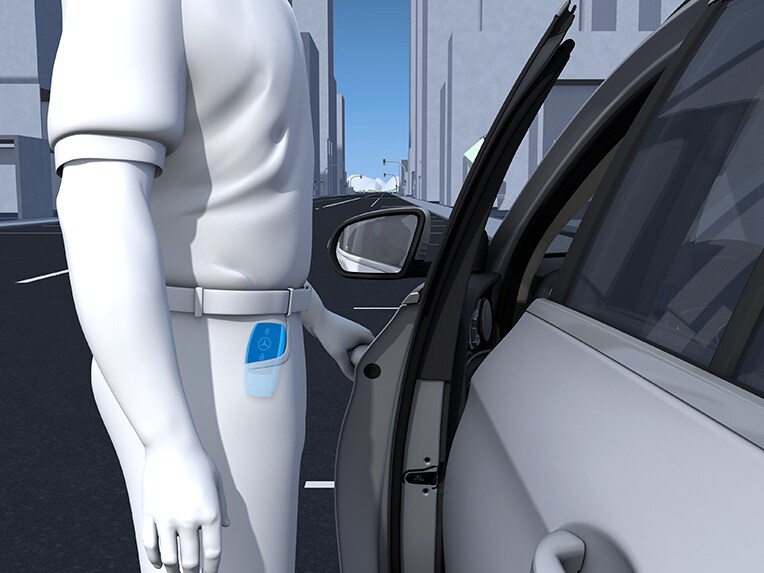 KEYLESS-GO in de A-Klasse.