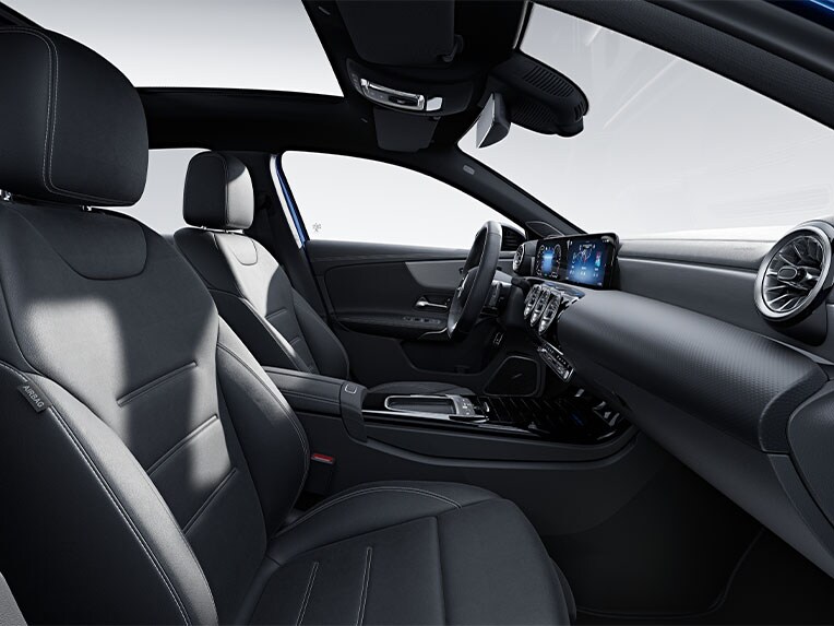 Stoelen van de Mercedes-AMG A-Klasse Limousine.