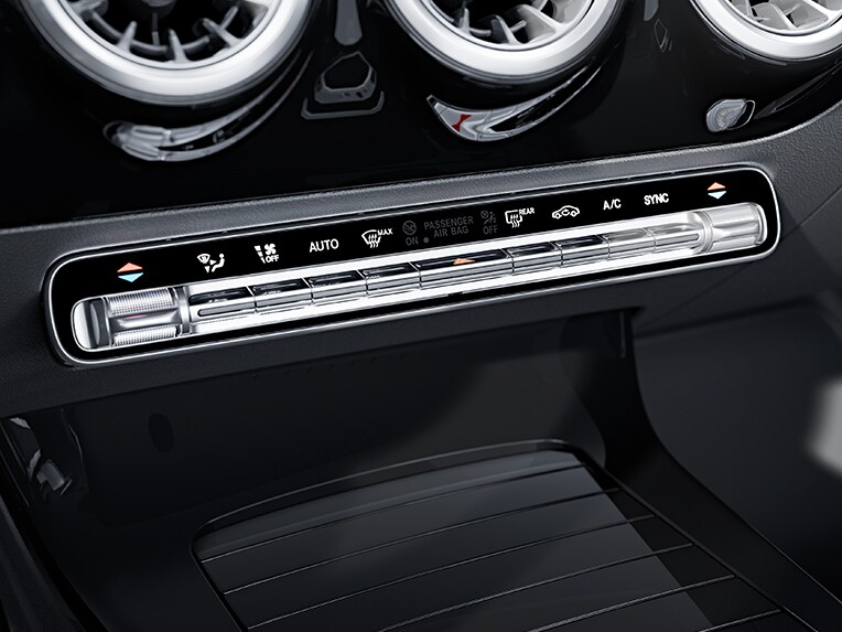 Automatische airconditioning THERMOTRONIC in de A-Klasse.