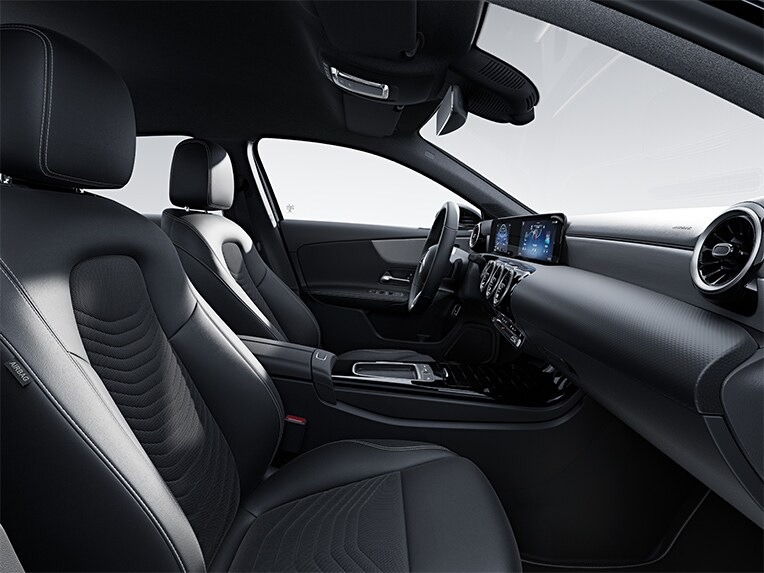 Interieur van de A-Klasse Limousine van Mercedes-Benz met uitrustingslijn Progressive.