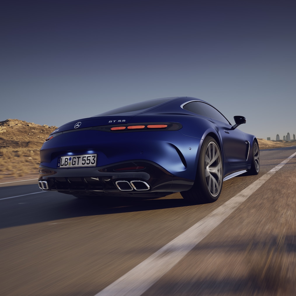 AMG Performance 4MATIC+ vierwielaandrijving in de Mercedes-AMG GT Coupé.