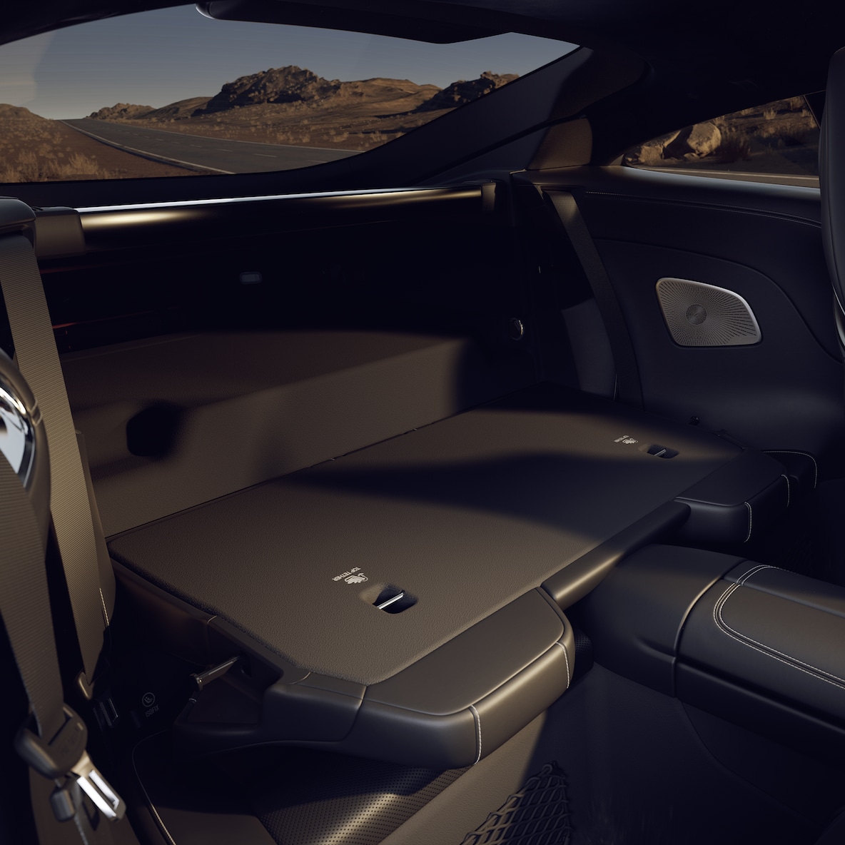 Stoelconfiguraties in het interieur van de GT Coupé.