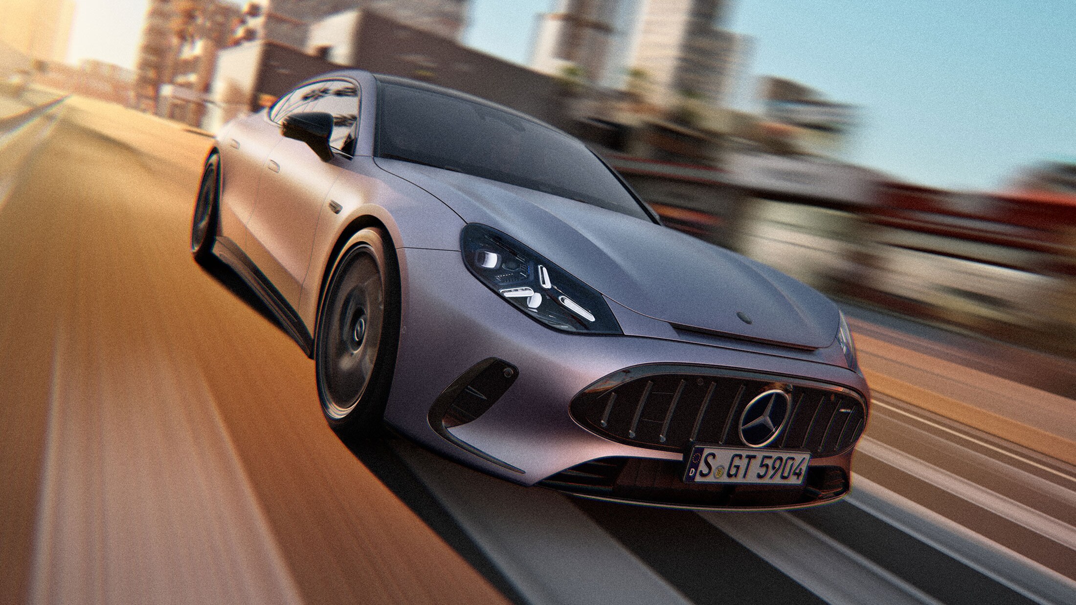 De nieuwe Mercedes-AMG GT 53 4-Deurs Coupé.