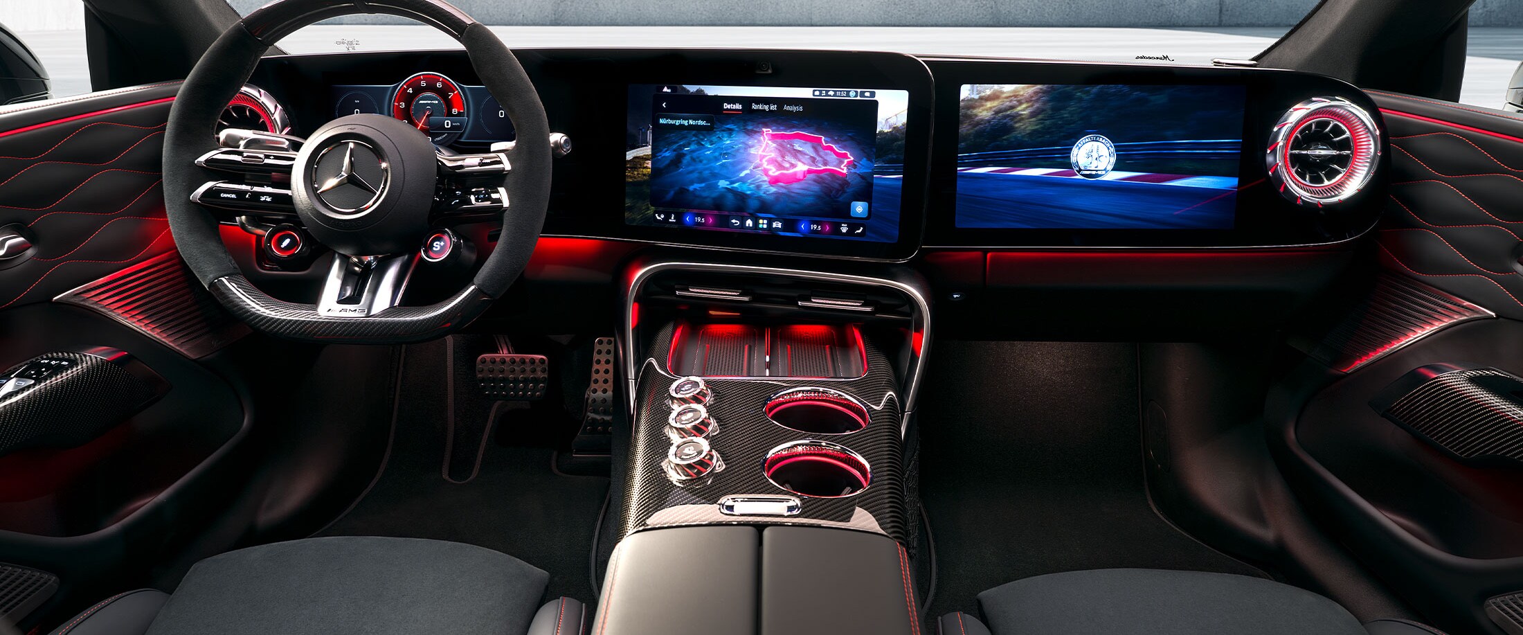 De nieuwe Mercedes-AMG GT 4-deurs Coupé.