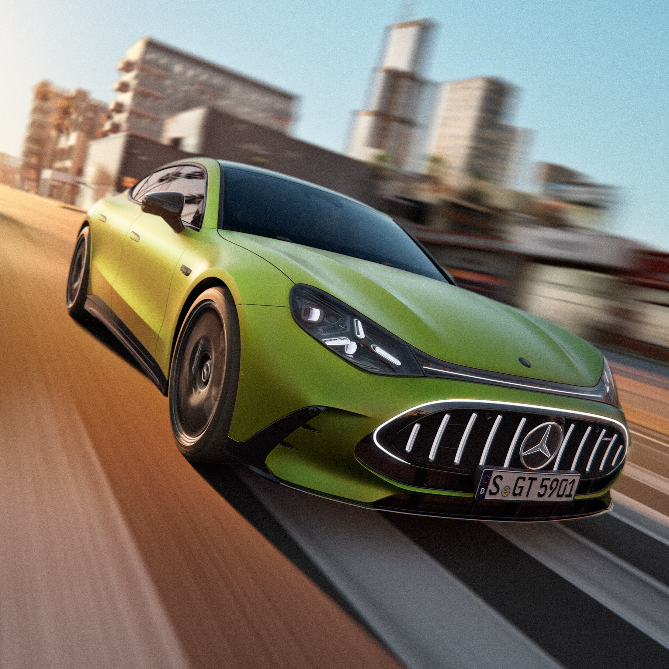 De nieuwe Mercedes-AMG GT 4-Deurs Coupé