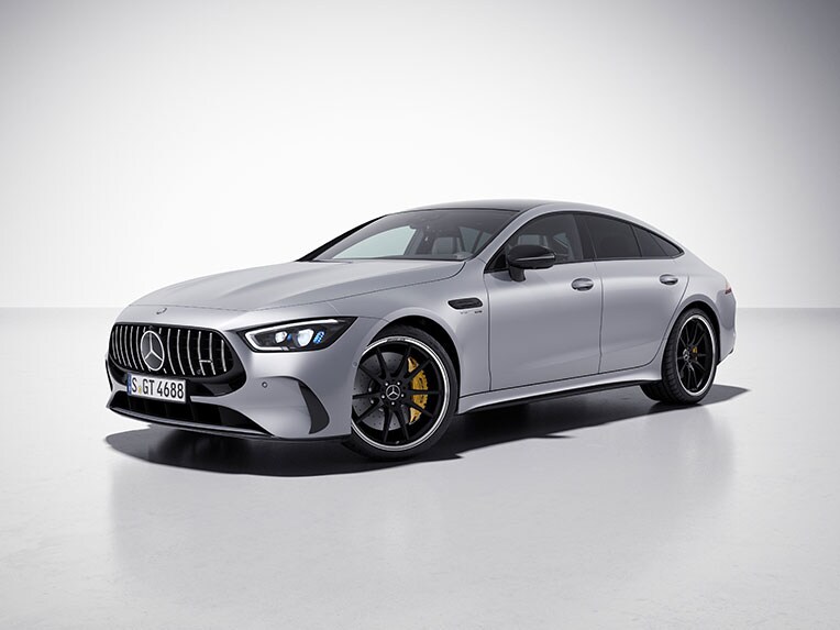 Mercedes-AMG GT 63 S E PERFORMANCE met AMG-nightpakket.