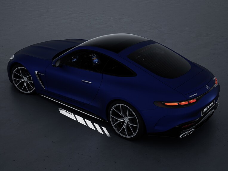 AMG-lichtspel van de nieuwe Mercedes-AMG GT 63 S E PERFORMANCE.