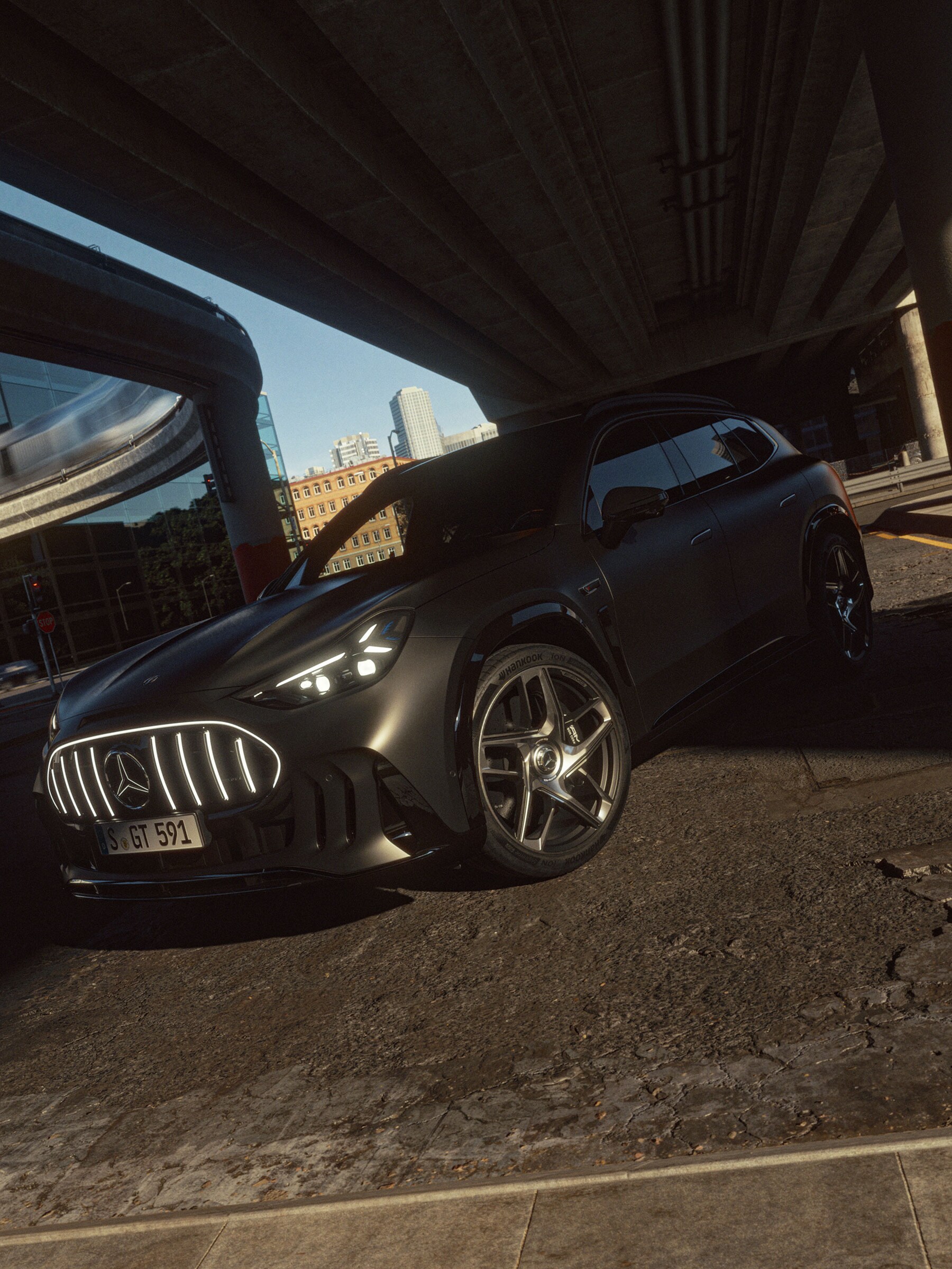 Verlicht frontdesign