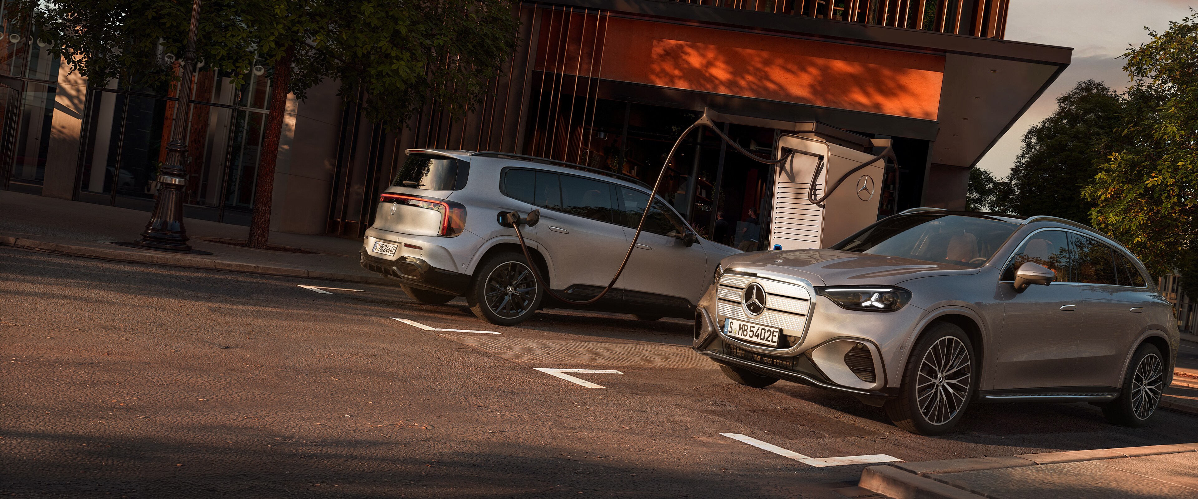 Elektrische auto's van Mercedes-Benz.