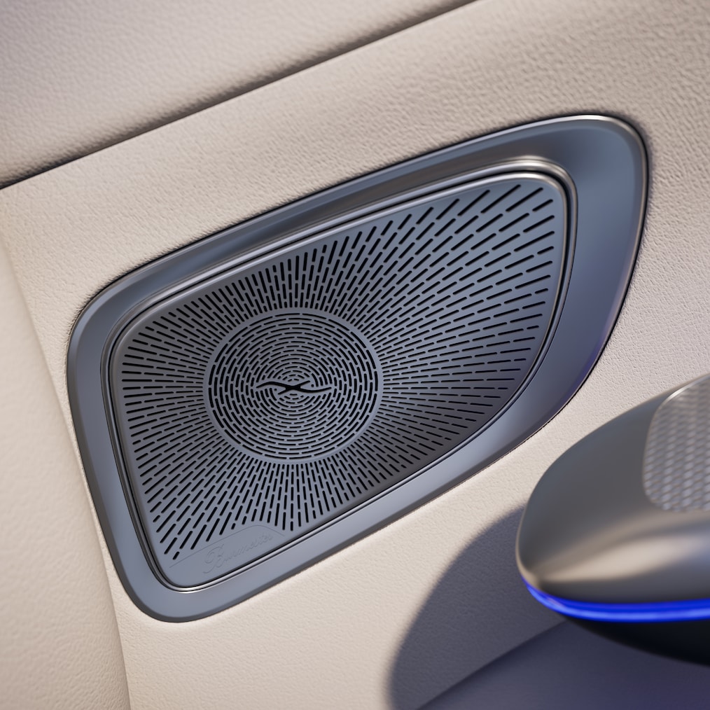 Het Burmester® 3D-surround sound system in de nieuwe Mercedes-Benz C-Klasse Estate.