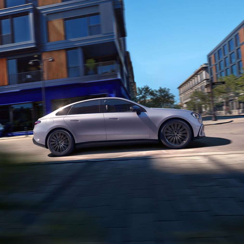 Het Agility & Comfortpakket van de volledig nieuwe elektrische C-Klasse van Mercedes-Benz.