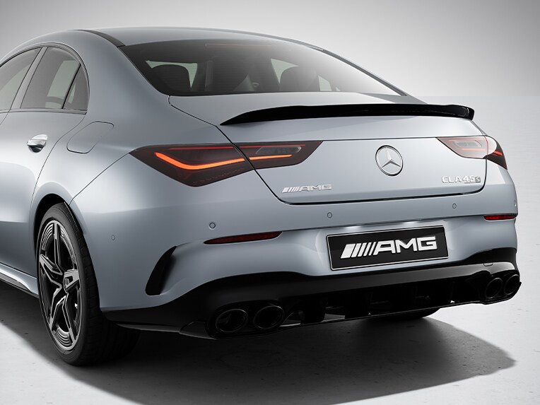 CLA 35 4MATIC van Mercedes-AMG met AMG-aerodynamicapakket.