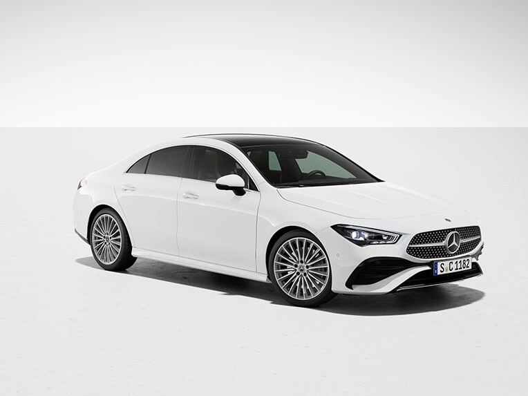 Mercedes-Benz CLA Coupé in de uitrustingslijn Progressive.
