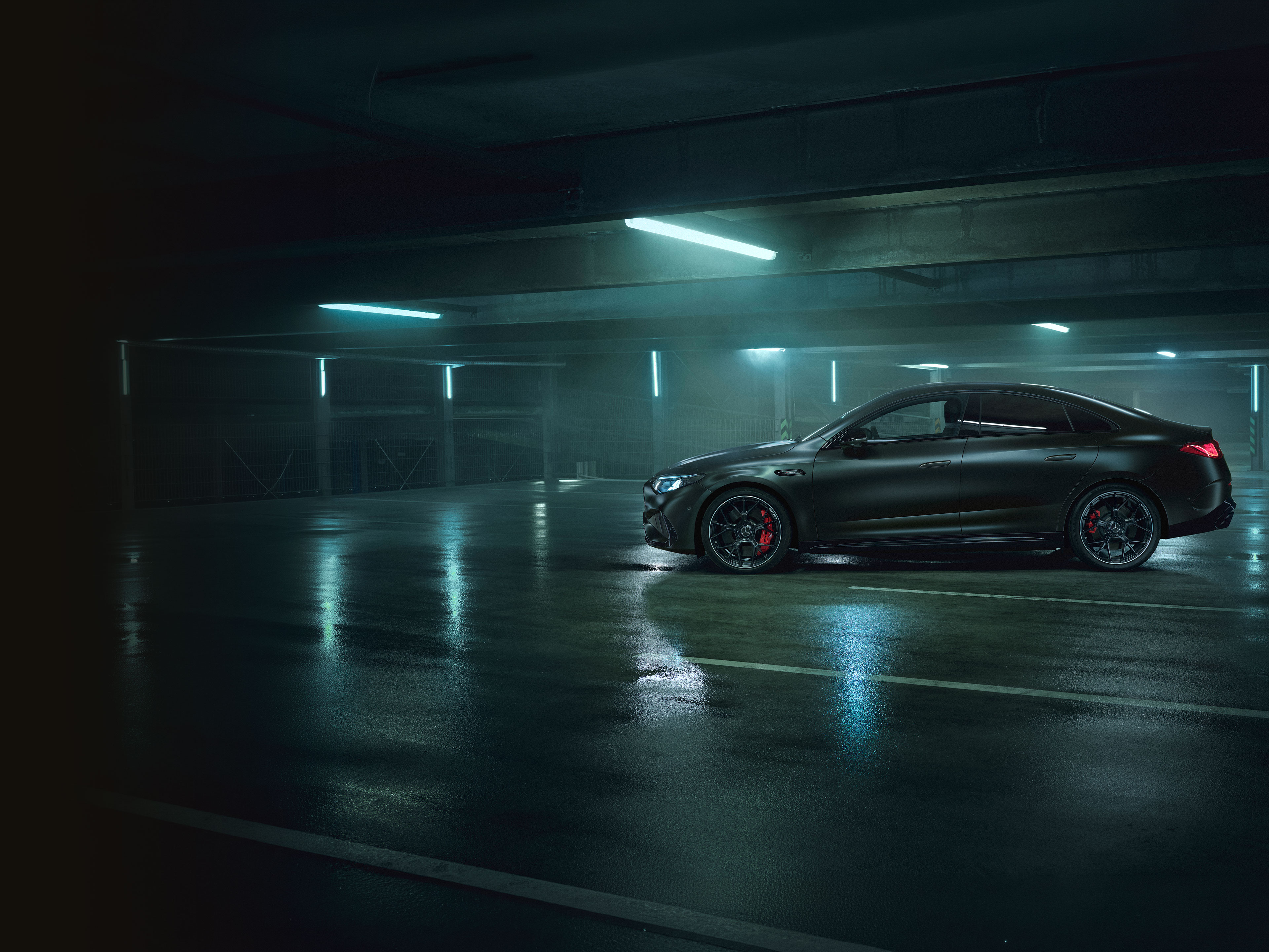 Exterieur | CLA | Mercedes-AMG Het exterieur van de geheel nieuwe Mercedes-AMG CLA 45 4MATIC+ electric.