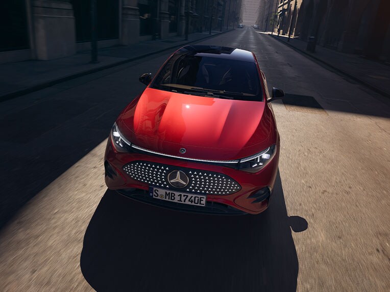 De Mercedes-Benz CLA met EQ-technologie.