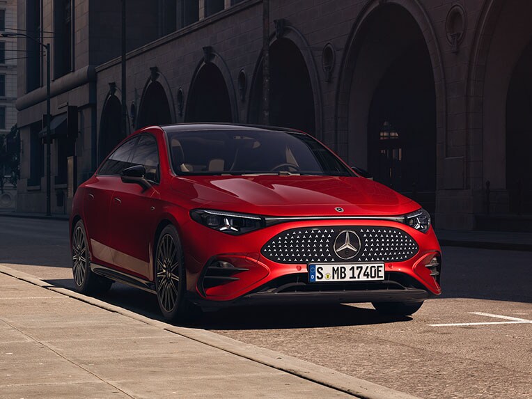 De Mercedes-Benz CLA met EQ-technologie.