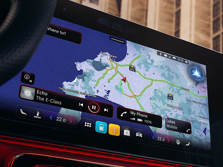 De MBUX Virtual Assistant in de geheel nieuwe CLA van Mercedes-Benz.