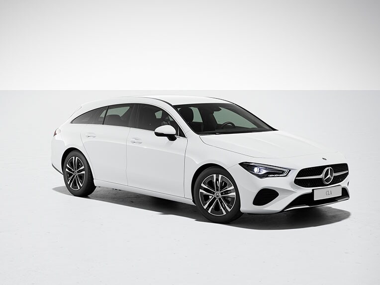 Mercedes-Benz CLA Shooting Brake in de standaarduitvoering.