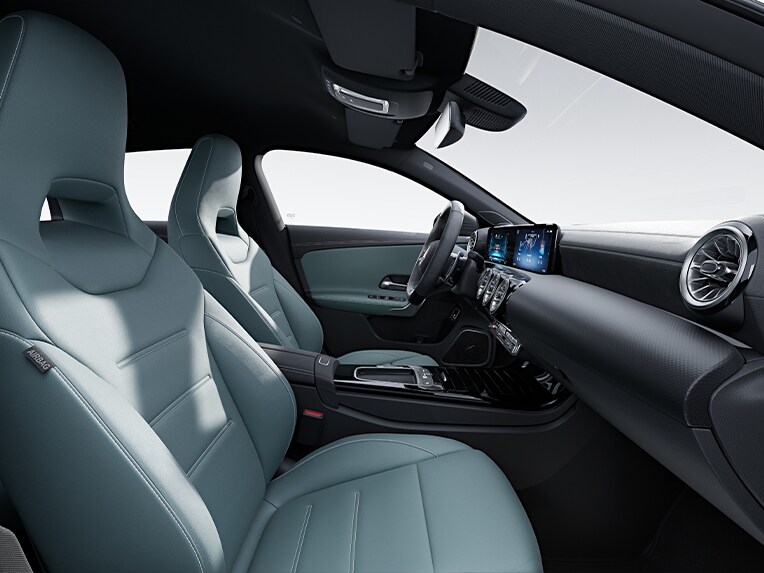 AMG Performance-stoelenpakket high-end in de CLA Shooting Brake van Mercedes-AMG.