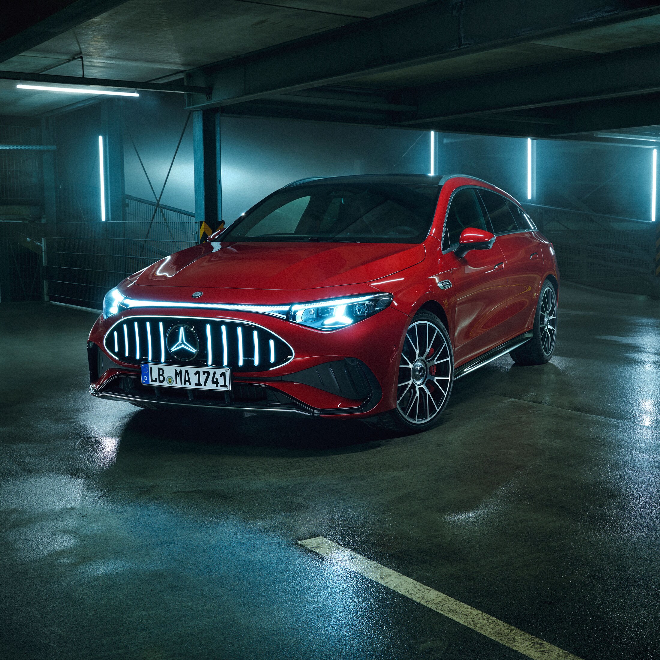 De nieuwe elektrische Mercedes-AMG CLA 45