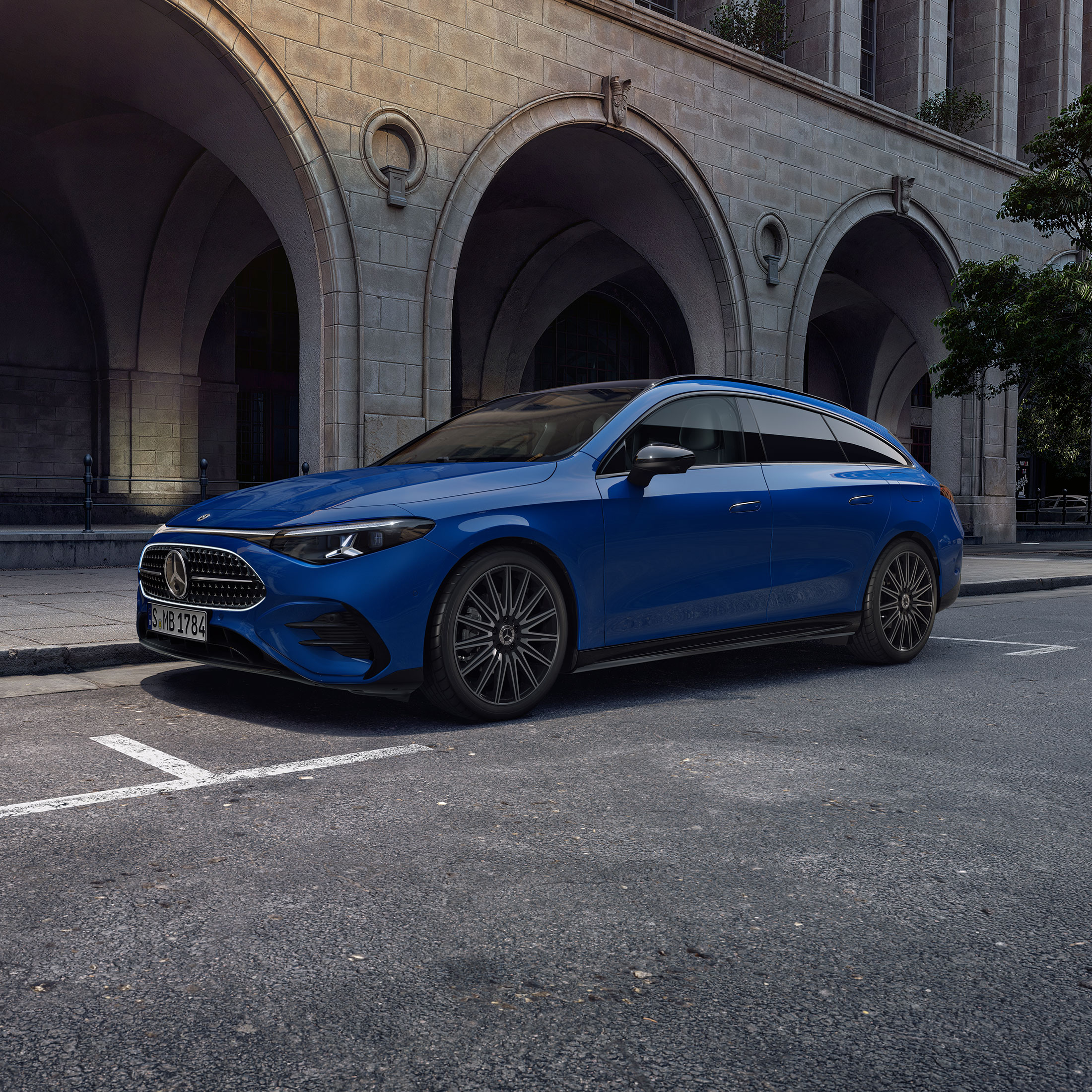 De elektrische CLA Shooting Brake