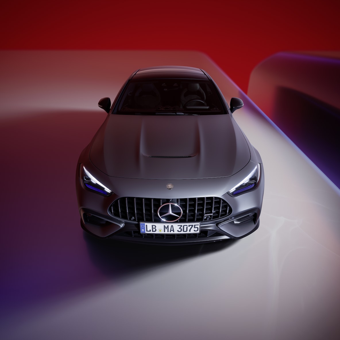 Zijaanzicht van de Mercedes-AMG CLE 53 4MATIC+ Coupé.