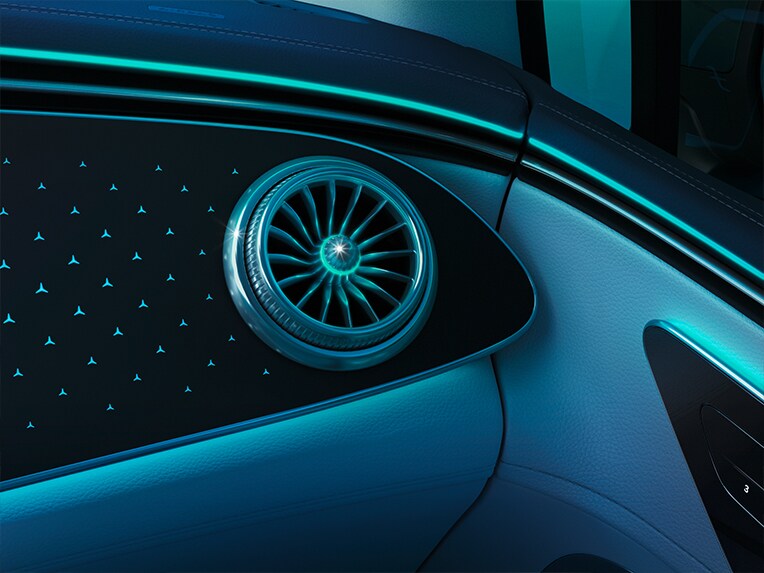 ENERGIZING AIR CONTROL plus met HEPA-filter in de nieuwe Mercedes EQE SUV.