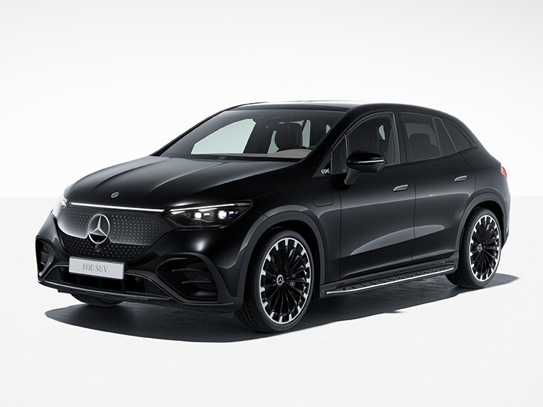 Het exterieur van de nieuwe Mercedes EQE SUV met AMG Line.