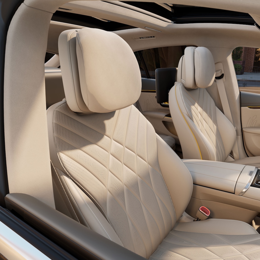 MANUFAKTUR-opties in de nieuwe volledig elektrische EQS van Mercedes-Benz.