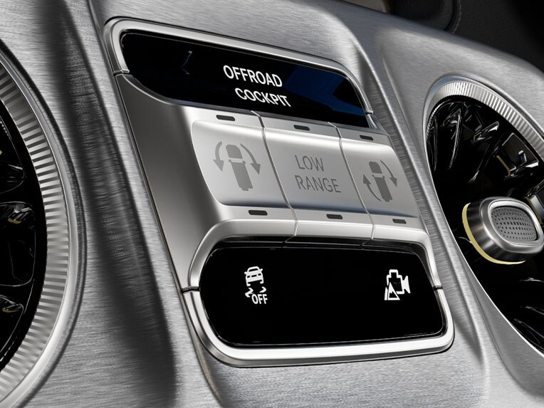 G-STEERING van de elektrische Mercedes-Benz G-Klasse.