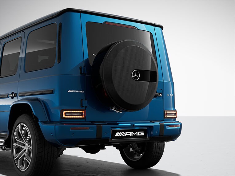 AMG-carbonpakket exterieur van de Mercedes-AMG G-Klasse.