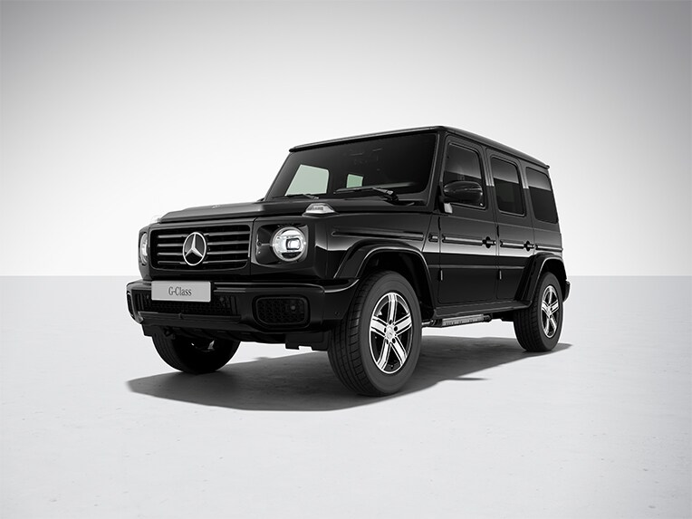Exterieur van de Mercedes-Benz G-Klasse in de standaarduitvoering.