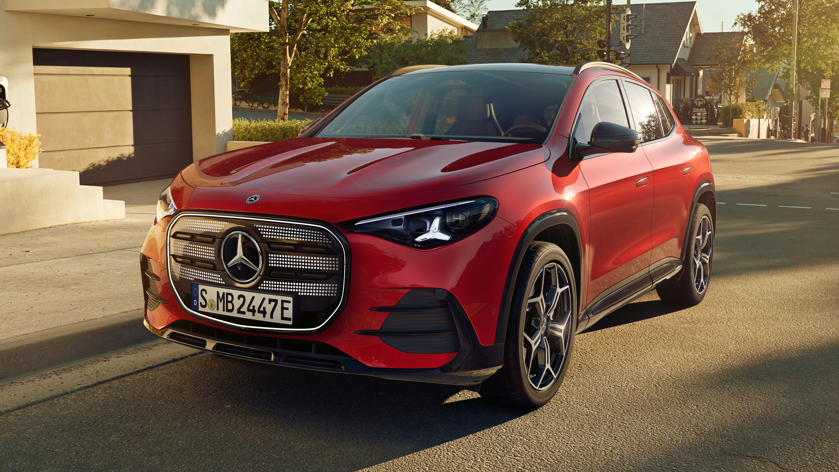 De nieuwe elektrische GLA.