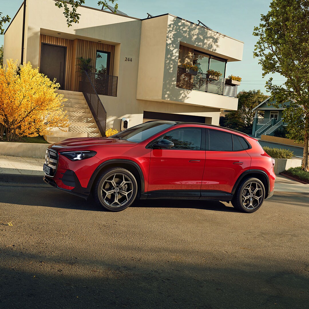 De nieuwe elektrische GLA.
