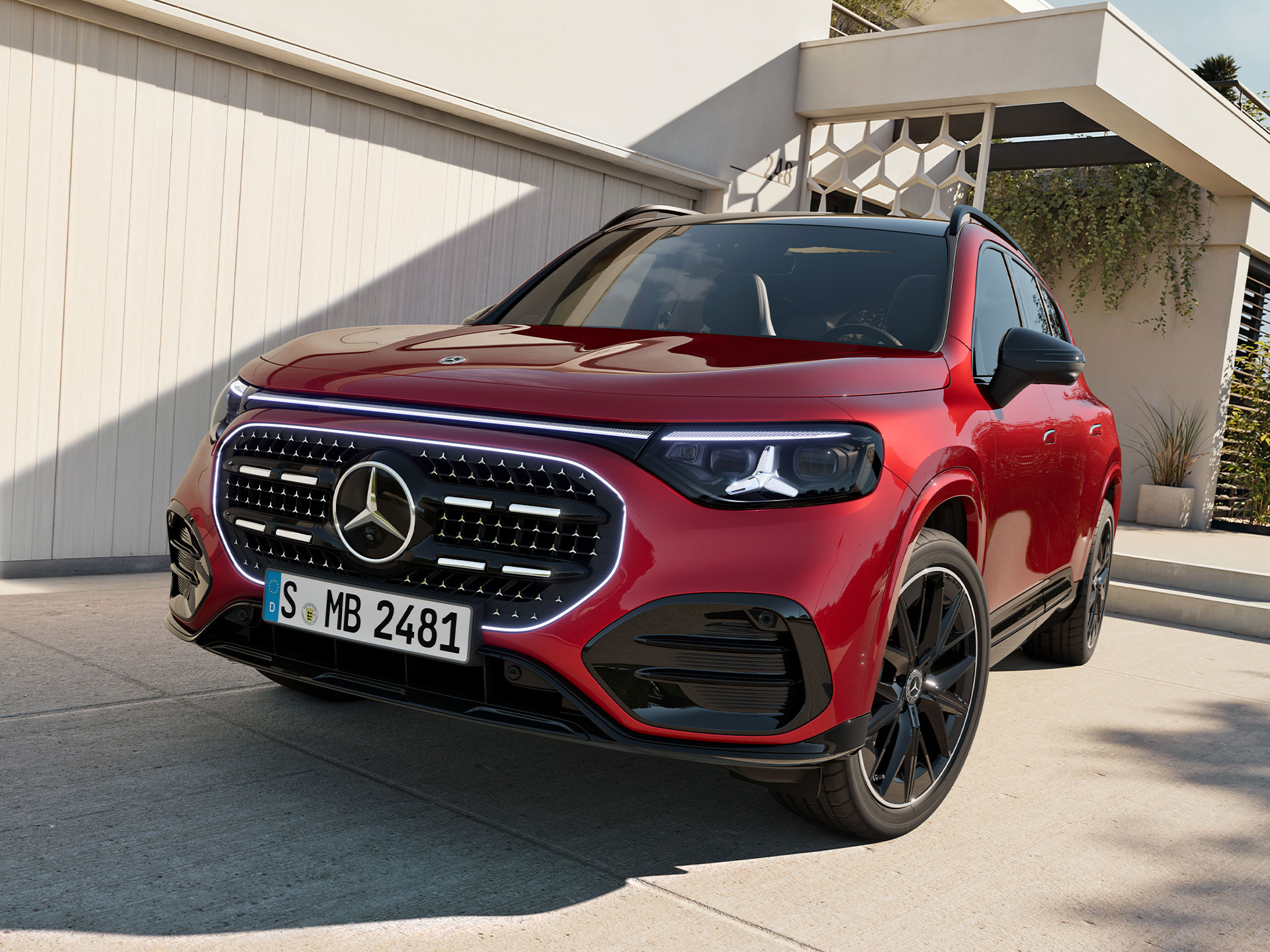 Nightpakket | De geheel nieuwe GLB | Mercedes-Benz De nieuwe GLB van Mercedes-Benz met Nightpakket.