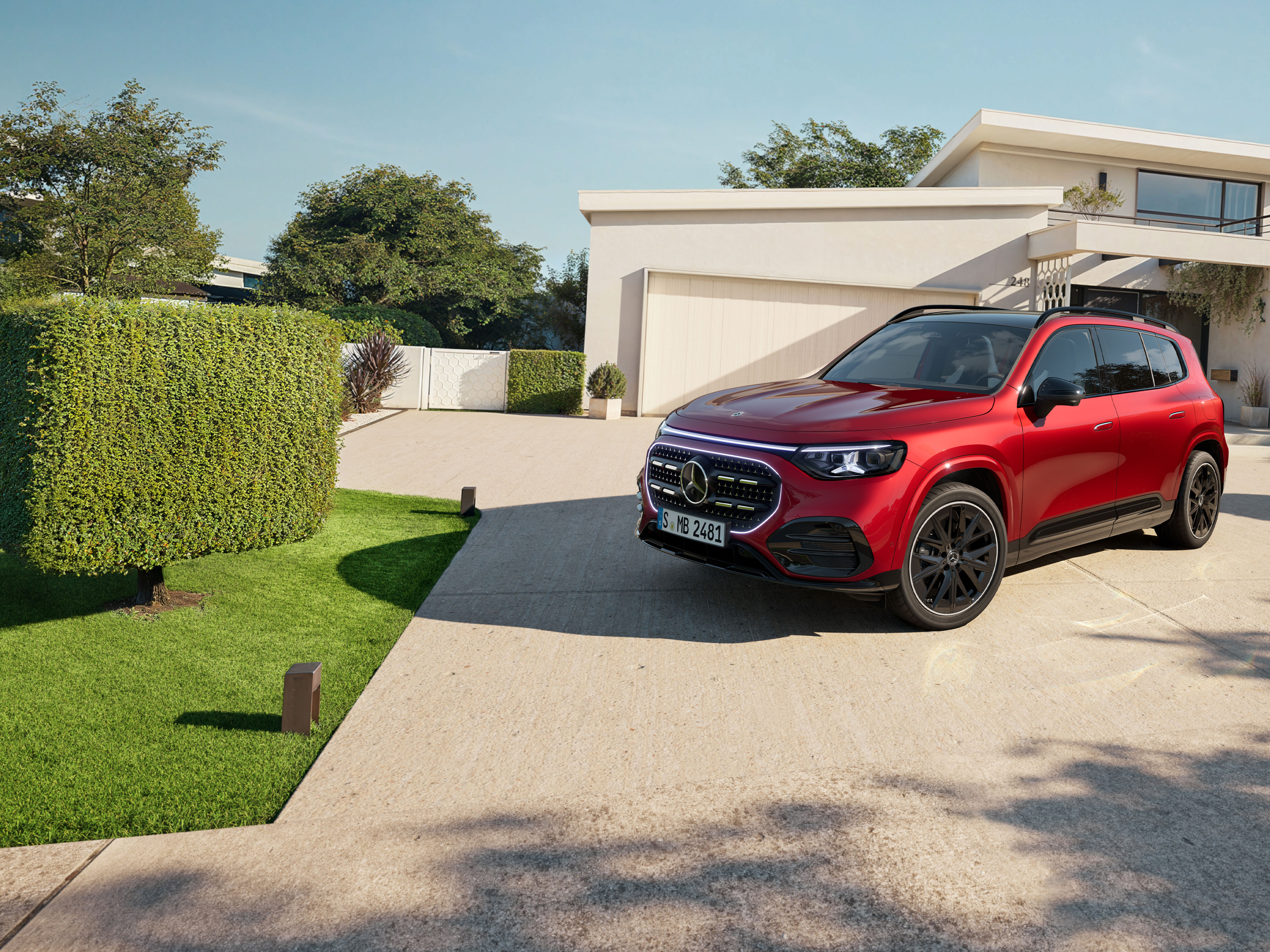 Exterieur | De geheel nieuwe GLB | Mercedes-Benz Het exterieur van de nieuwe GLB van Mercedes-Benz.