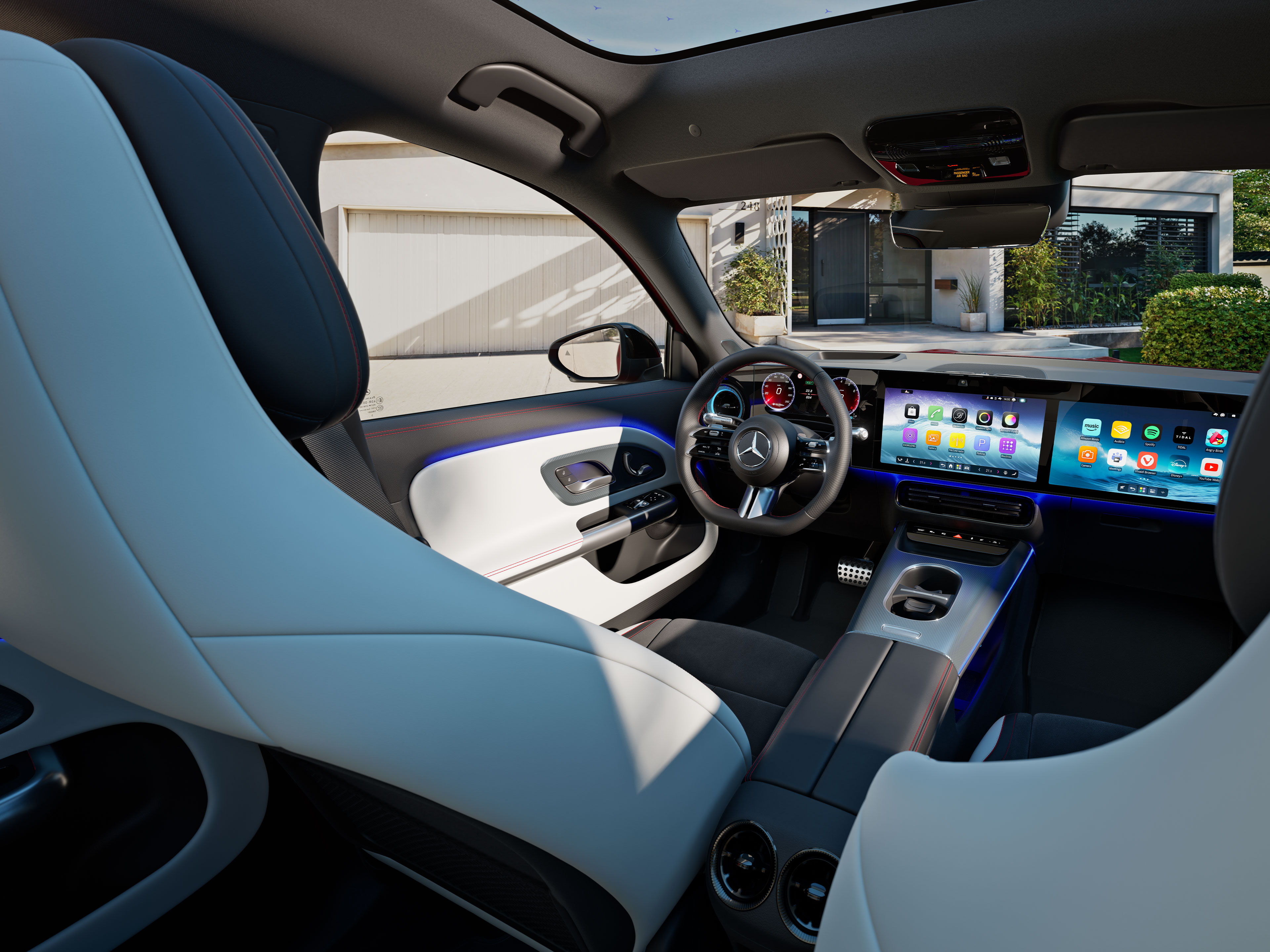 Interieur | De geheel nieuwe GLB | Mercedes-Benz Het interieur van de nieuwe GLB van Mercedes-Benz.