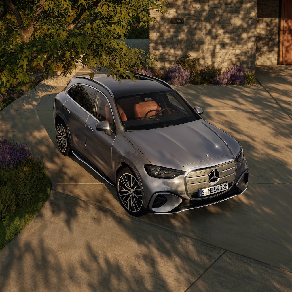 Het exterieur van de nieuwe GLC met EQ Technologie van Mercedes-Benz.