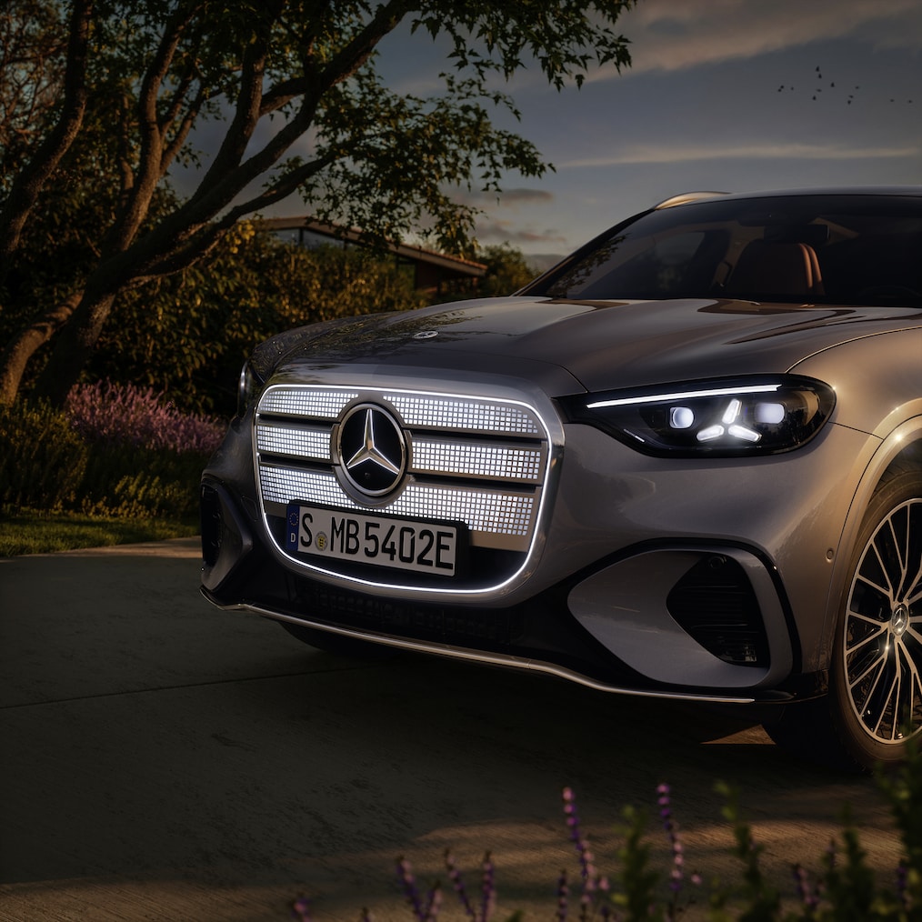 Het exterieur van de nieuwe GLC met EQ Technologie van Mercedes-Benz.