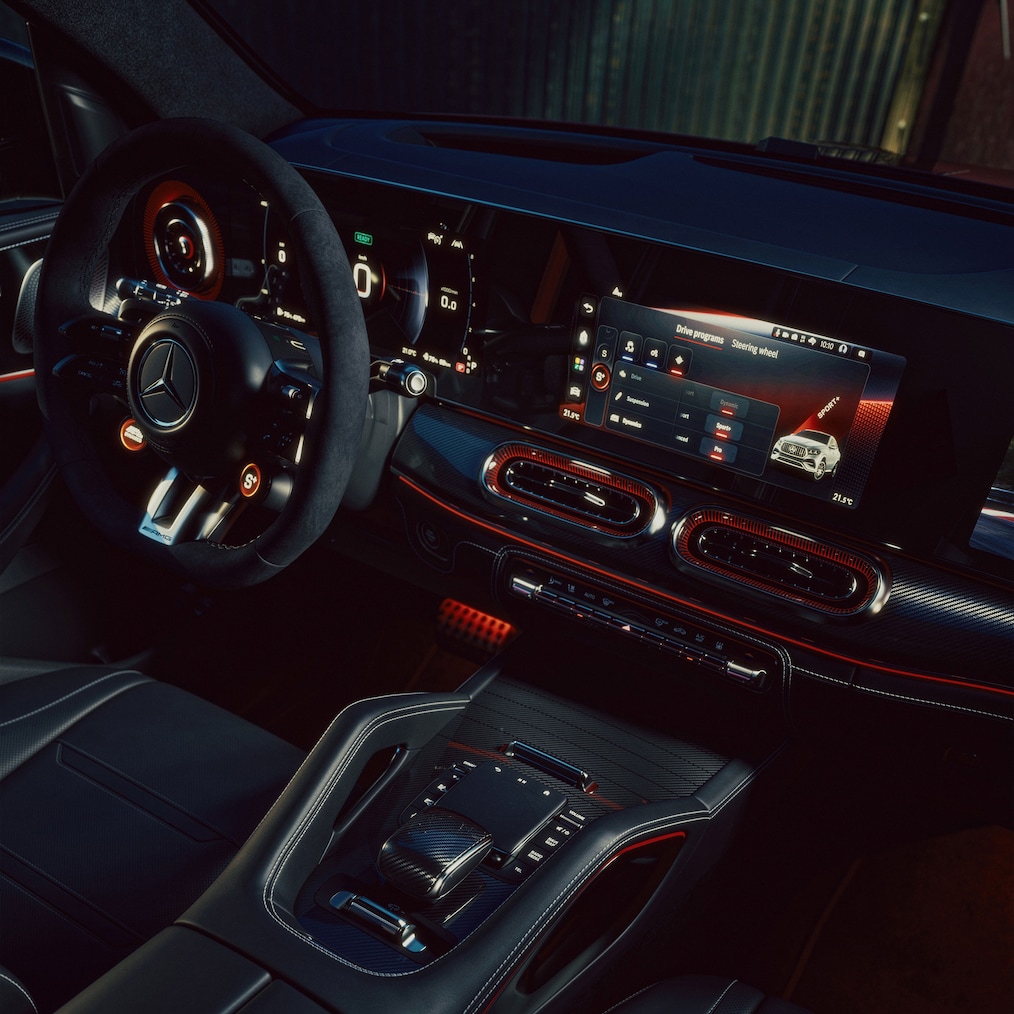 AMG-stoelen in de Mercedes-AMG GLE Coupé.