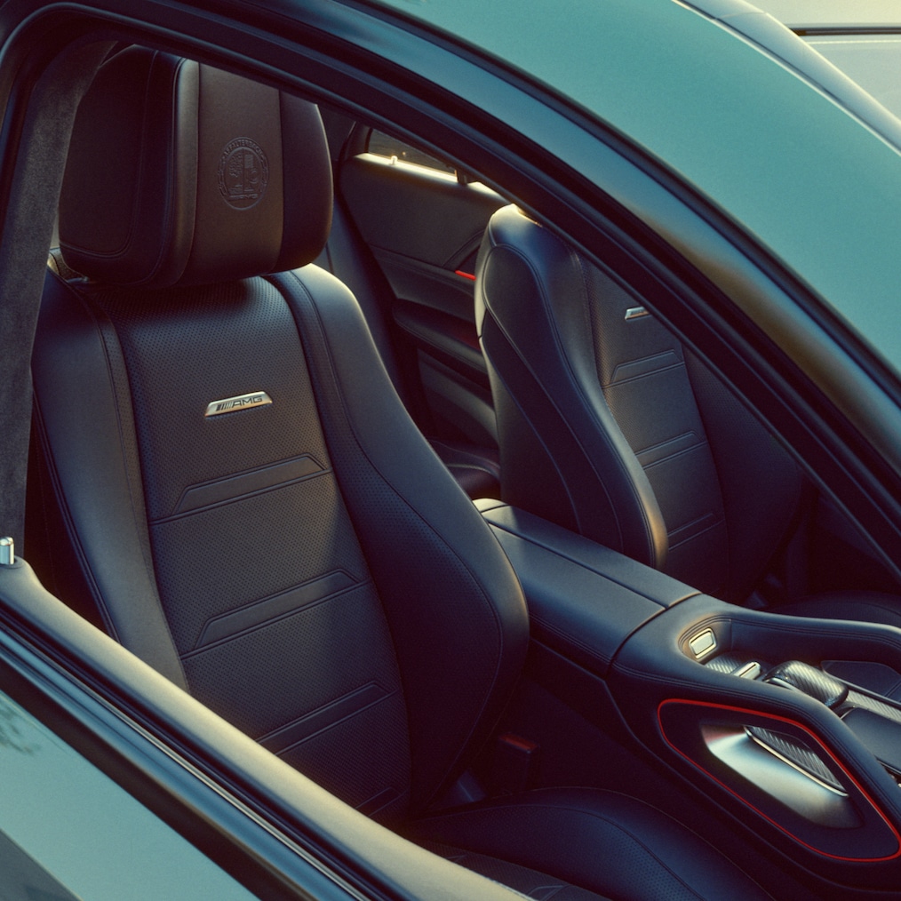 Stoelen van de Mercedes-AMG GLE 63 S Coupé.