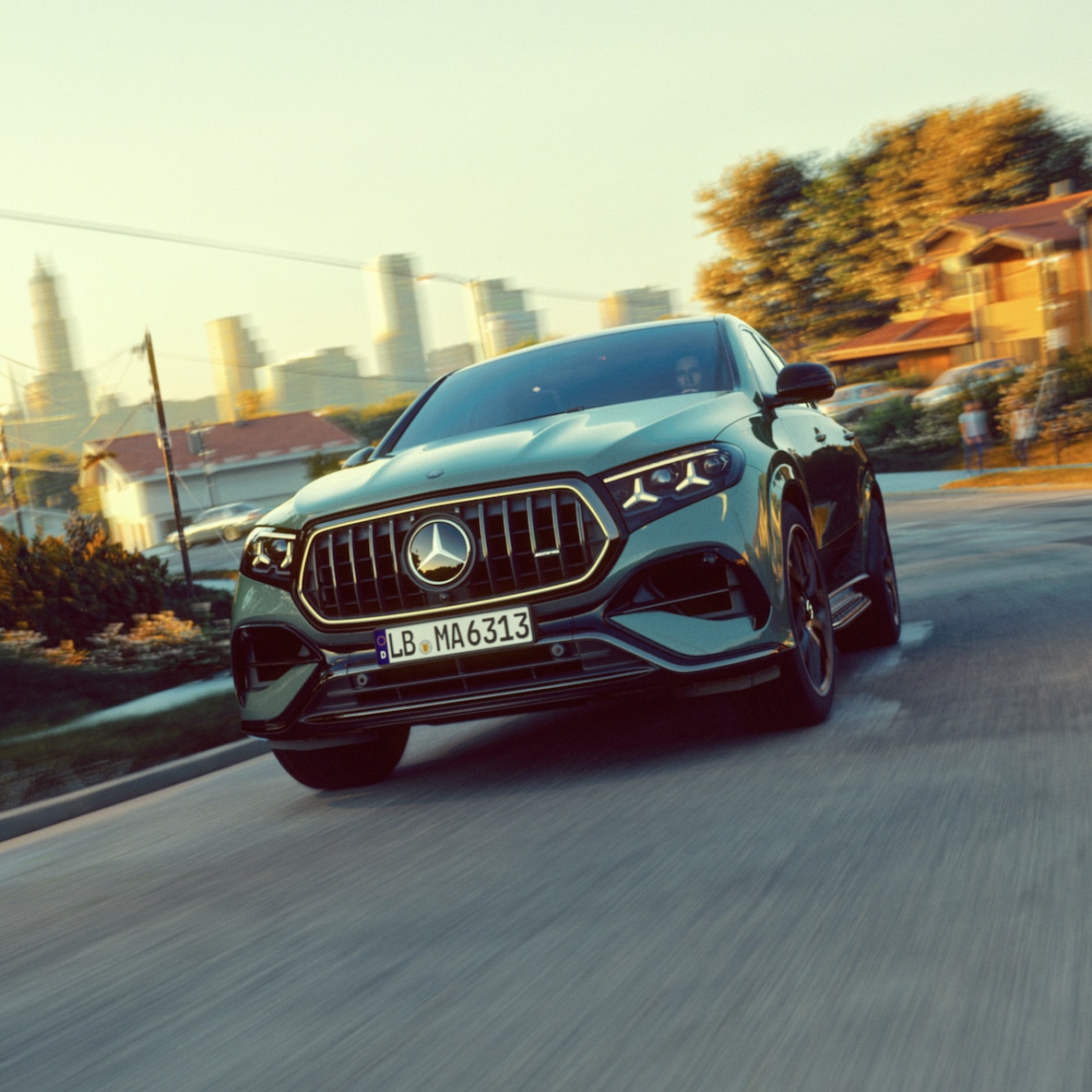 Het nieuwe frontdesign van de Mercedes-AMG GLE 63 S Coupé.